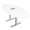 Skutchi Designs 6ft Conference Table With Power Unit | 6 Person Modular Boval Meeting Table | Harmony Series HAR-BOVL-48X72-T.BK-W960-EBLK - alternate 7
