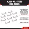 Performance Tool 1000 pc. Steel Hog Rings, Upholstery Fencing Craft Rope Storage Case, 1000PK W5230 - alternate 2