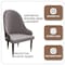Leisuremod Elara Collection Wooden Dining Chair in Two-Tone Taupe, 4PK EC59TP4 - alternate 8