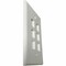 Eaton Tripp Lite Series Safe-IT 6-Port Single-Gang Keystone Wall Plate, Antibacterial, Ivory Matte, TAA N042AB-006-IVM - alternate 4