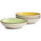 Elama Hudson 12 Piece Double Bowl Stoneware Dinnerware Set in Assorted Colors ELM-HUDSON - alternate 6