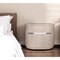Homeroots 22" Beige Two Drawer Oval Nightstand 487332 - alternate 4