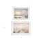 Homeroots Set Of Two Sunrise Sunset 2 White Framed Print Wall Art, 2PK 406156 - alternate 3