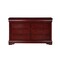 Homeroots 57" Brown Solid Wood Double Dresser 374204 - alternate 1