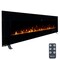 Northwest 72in Wall Mounted Electric Fireplace with Bluetooth Speakers and Remote to Adjust LED Flames 80-BEF-72B - alternate 1