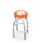Holland Bar Stool Co 30" Chrome Clemson Swivel Bar Stool, Accent Ring L8C3C30Clmson - alternate 1