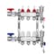 Vevor 3-Branch Radiant Heat Manifold 1/2 in PEX Tubing Floor Heating Manifold Set 7012-25-03-00-NPT - alternate 1