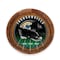 Picnic Time Family Of Brands NFL Jacksonville Jaguars - Barista Serving Tray with Glass Insert 907-09-511-154-2 - alternate 1