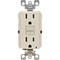Leviton SmartlockPro Self-Test 15A Light Almond Residential Grade Rounded Corner 5-15R GFCI Outlet R16-GFNT1-0KT - alternate 2