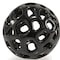 Homeroots Set of Two Black Aluminum Hand Painted Decorative Orbs, 2PK 722458 - alternate 3