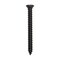 Auveco #8 x 1 1/2in Phillips Oval Head Tapping Screw with #6 Head Black Oxide, 100PK 10170 - alternate 1