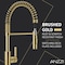 Anzzi Touchless PullDown Faucet with Fan Sprayer, Brushed Gold KF-AZ303BG - alternate 8