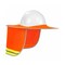 2W International High Visibility Cooling Hard Hat Sunshield, Orange, Breathable Fabric, Mesh CHS-OR - alternate 1