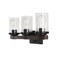 Jonathan Y Bungalow 22.75" 3-Light Iron/Seeded Glass Rustic Farmhouse LED Vanity Light, Oil Rubbed Bronze JYL7509A - alternate 12
