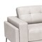 Homeroots 123" Beige Leather Sofa 573999 - alternate 7