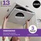 Simply 20x20x2 Merv 13, Pleated Air Filter, High Capacity, 4PK S-13-04-20202 - alternate 7