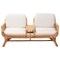 Bali & Pari Pakis Bohemian Light Honey Rattan Tete-a-Tete Sofa 249-13846-ZORO - alternate 7