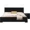 Homeroots Two Piece Black Solid and Manufactured Wood Bedroom Set 569368 - alternate 7