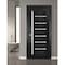 Sartodoors Solid Interior French Black 24x80 Solid Core Modern Interior QUADRO4088ID-BLK-24 - alternate 6
