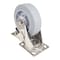 Vestil Thermoplastic Rubber Swivel With Total Brake Caster 6 In. Diameter x 2 In. Width 600 lb Gray CST-E-SS-6X2TPR-SWTB - alternate 6