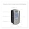 Gojo LTX-12 Touch-Free Dispenser, 1,200 mL, 5.75 x 3.33 x 10.5, Brushed Chrome/Black 1919-04 - alternate 15