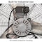 Edendirect 30 in. 2 fan speeds Drum Fan in Black with Adjustable Tilt and Rolling Casters ZRW5512P468549 - alternate 7