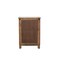 Homeroots 30" White Solid Wood Distressed One Drawer Nightstand 521197 - alternate 1