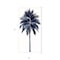 Homeroots Palm Tree Blue I White Framed Print Wall Art 526993 - alternate 3