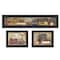 Homeroots Set Of Three Kitchen Black Framed Print Kitchen Wall Art, 3PK 405647 - alternate 1