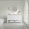 James Martin Vanities Breckenridge 60" Single Vanity, Bright White, w/ 3 CM Tajnar Eclos Top w/FreePower Wireless Charger 330-V60S-BW-FTJR - alternate 7