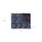 Homeroots 50" X 70" Blue and Gray Kantha Cotton Paisley Throw Blanket with Embroidery 332338 - alternate 5