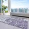 Homeroots 3' X 5' Lavender And Ivory Abstract Washable Indoor Outdoor Area Rug 612755 - alternate 7