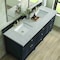 James Martin Vanities Lorelai 72in Double Vanity, Black Onyx w/ 3 CM Eternal Jasmine Pearl Silestone Top 424-V72-BKO-FEJP - alternate 7