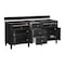 James Martin Vanities Lorelai 72" Double Vanity, Black Onyx, w/ 3 CM Siberian Silestone Top 424-V72-BKO-3SFR - alternate 8
