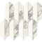 Daltile Eclessia Marble Natural Stone Feather Mosaic Polished, 10.10 SQFT Per Carton, 10PK DA98FEATHERMSPL - alternate 1