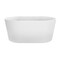 Kingston Brass 55" Acrylic Oval Double Ended Freestanding Tub with Drain, Glossy White VT7DE553423 - alternate 5