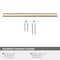 Amerock Versa 6-5/16 inch 160mm Center-to-Center Golden Champagne Cabinet Pull BP36914BBZ - alternate 3