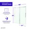 Anzzi 76'' x 57-60'' Sliding Frameless Shower Door in Brushed Nickel with Alcove Left Drain Shower Base SD-5902302L-BN - alternate 6