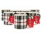 Martha Stewart Holiday Plaid 8 Piece 19 Ounce Stoneware Mug Set in Green 140731.01 - alternate 1