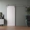 Sartodoors Barn Door 18 x 84 inches, BASIC 9233 White, 6.6FT Silver Rail Track Heavy Hardware Set, Solid Pan BASIC9233BD-S-SKIN-1884 - alternate 1