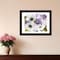 Homeroots Lilacs and Anemone Black Framed Print Wall Art 529866 - alternate 3