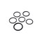 Cnh KIT SEALS, CNH OEM 87348634 87348634 - alternate 2