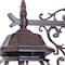 Homeroots Three Light Dark Brown Hanging Glass Globe Wall Light 398385 - alternate 3