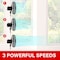 Brentwood Industries 3 Speed 12in Oscillating Stand Fan in Black F-12SMBK - alternate 2