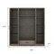 Homeroots Two Piece Gray Solid and Manufactured Wood Bedroom Set 662336 - alternate 3