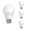 Bulbrite LED Filament PK of (4) 7 W Dimmable A19 Light Bulb with Milky Glass Finish and E26 Base - 4000K 862304 - alternate 1