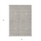 Homeroots 5' X 8' Taupe And Gray Geometric Washable Indoor Outdoor Area Rug 595608 - alternate 8