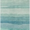 Homeroots 9' X 12' Turquoise Striped Washable Indoor Outdoor Area Rug 608155 - alternate 8