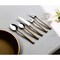 Homeroots Matte Gold Stainless Steel Five Piece Hand Forged Flatware Set 568832 - alternate 4