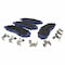 Motorcraft Disc Brake Pad Set,  BRSD1680 - alternate 4